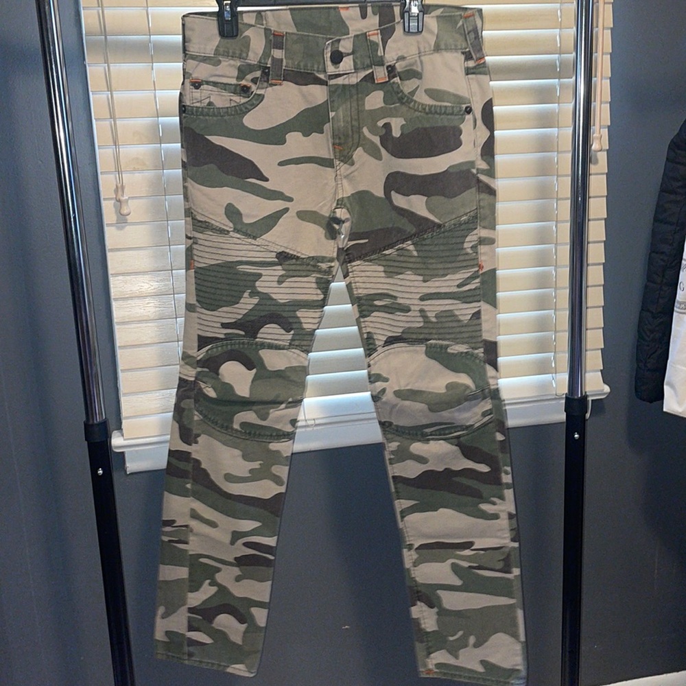 True religion GENO SLIM MOTO CAMO MENS PANT